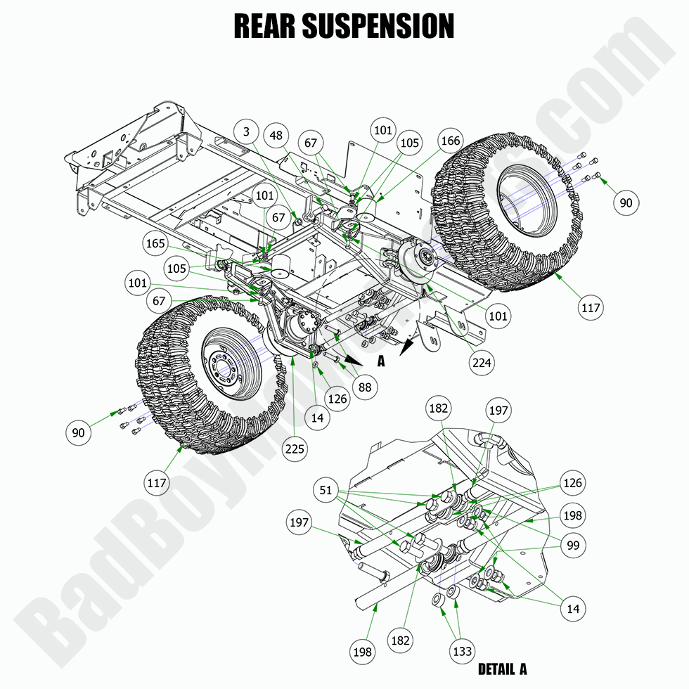 2022 Renegade - Gas - Rear Suspension